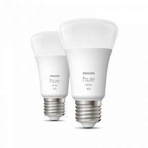 Philips Hue White 9 W E27 LED-lamppu, 2 kpl