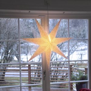 Tähti Sensy riipustettava, Ø100 cm, valkoinen
