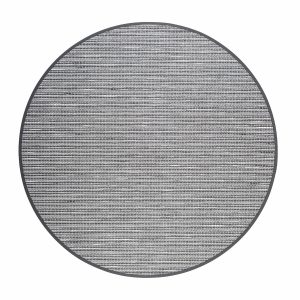 VM Carpet Honka paperinarumatto 133 cm pyöreä valkoinen/musta