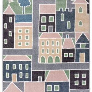 Hanse Home lasten matto Lovely City, eri värejä, 160x230 cm.