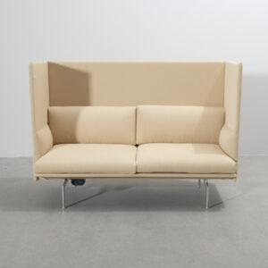 Muuto Outline Highback 2-istuttava sohva beige